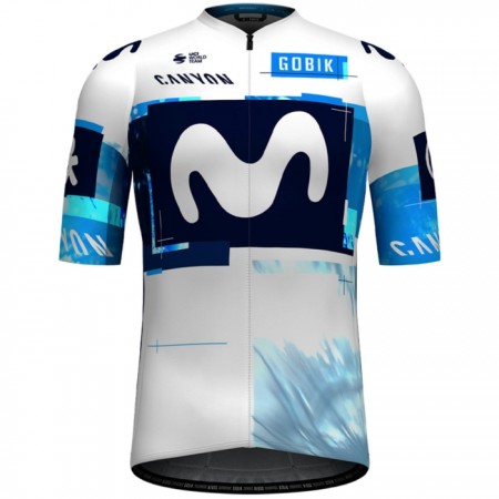 Wielershirt 2025 Movistar Team Blauw